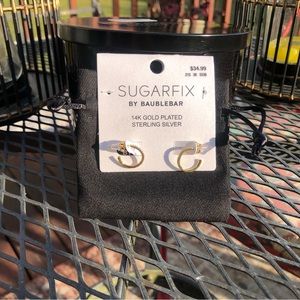 COPY - Sugarfix by Baublebar 14k Gold Plated Sterling Silver small hoop earring…